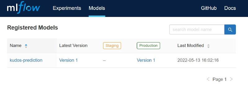 MLflow tracking server